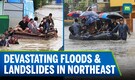 Northeast Floods: Record Rains Cause Flash Floods, Landslides In Assam, Meghalaya & Other States