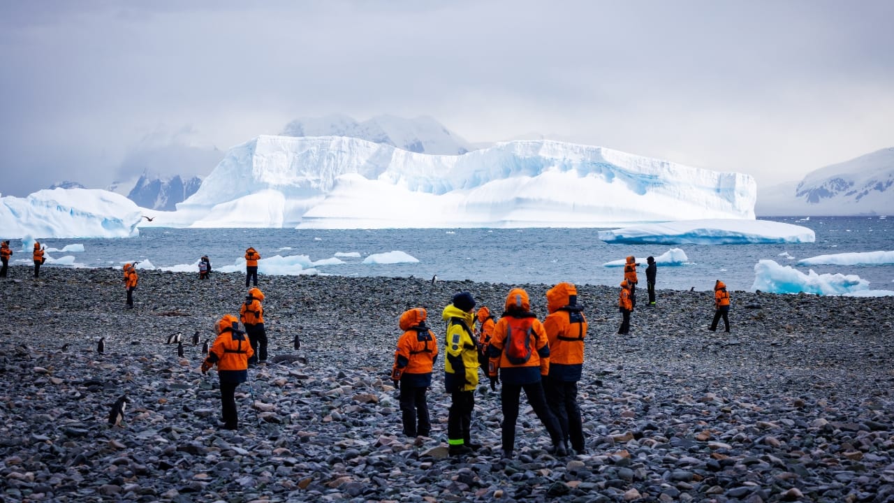 7. Antarctica This icy wilderness, home to towering glaciers and charismatic wildlife like penguins, is melting faster than ever. An expedition to Antarctica offers a rare glimpse into a rapidly changing environment that few will witness firsthand. (Image: Canva)