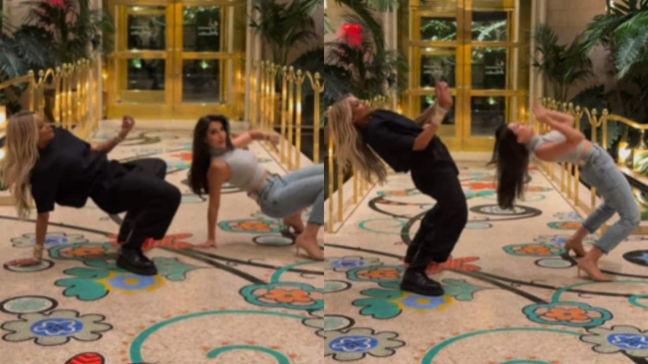 Nora Fatehi gets Ciara to groove to Saki Saki hookstep, fans celebrate global dance moment