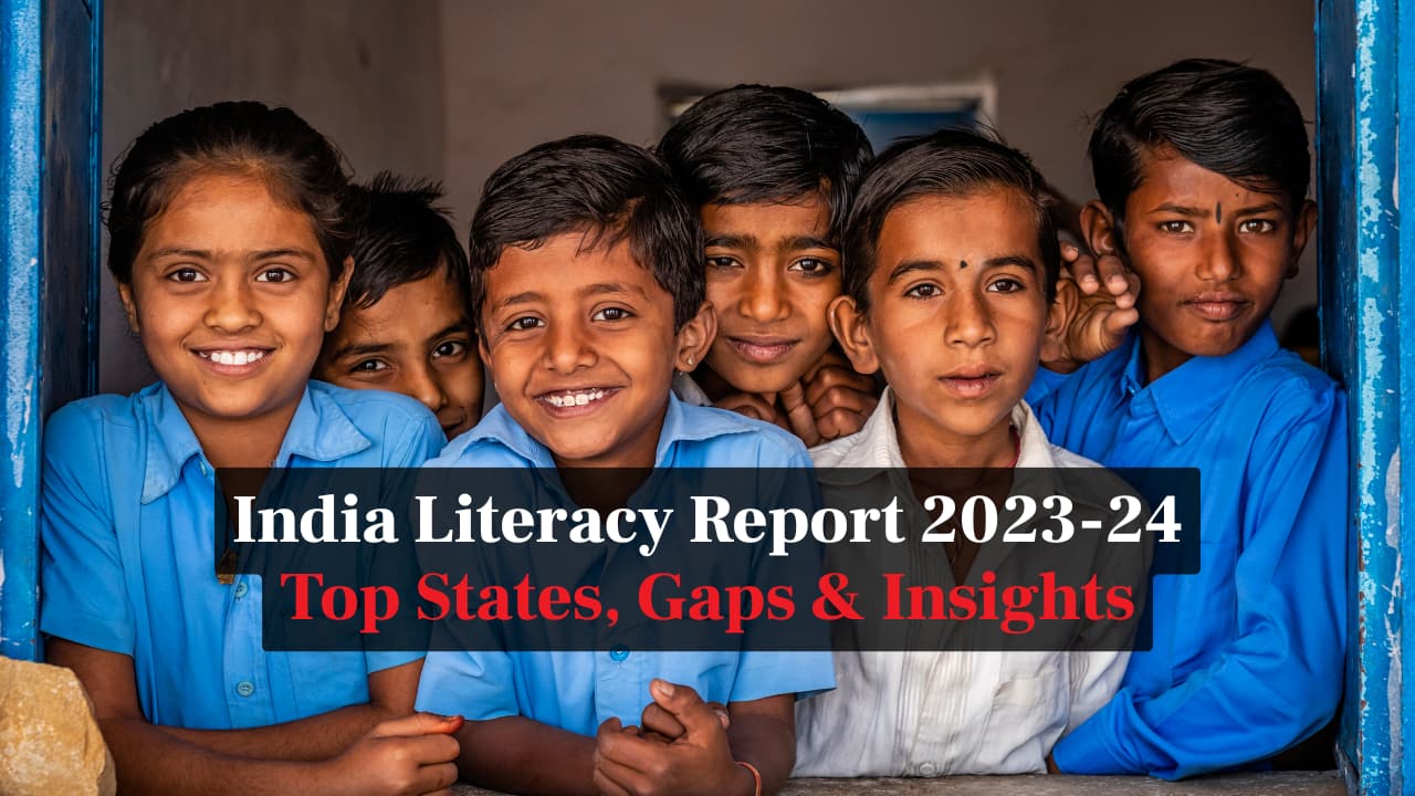 India achieves 80.9% literacy rate, but gender and regional disparities still wide India achieves 80.9% literacy rate, but gender and regional disparities still wide
