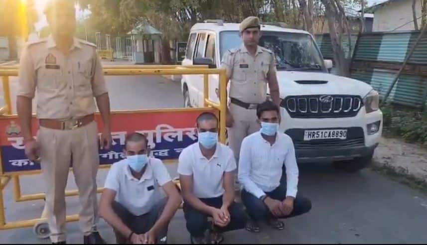 Greater Noida viral video: 3 drag police barricade with SUV near Galgotias University, arrested