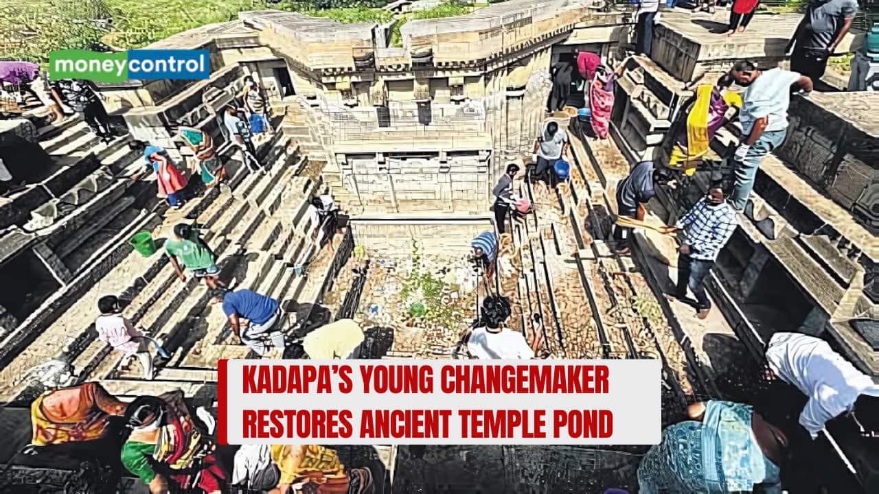Kadapa’s Young Changemaker Restores Ancient Temple Pond