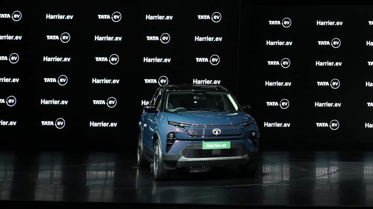 Tata Motors launches Harrier.ev electric SUV at Rs 21.49 lakh in four colour options Tata Motors launches Harrier.ev electric SUV at Rs 21.49 lakh in four colour options