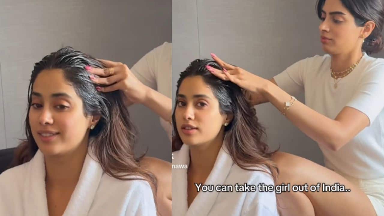 Janhvi Kapoor shares desi ‘Champi’ from sister Khushi before Cannes Red Carpet, says "This is how I prep"