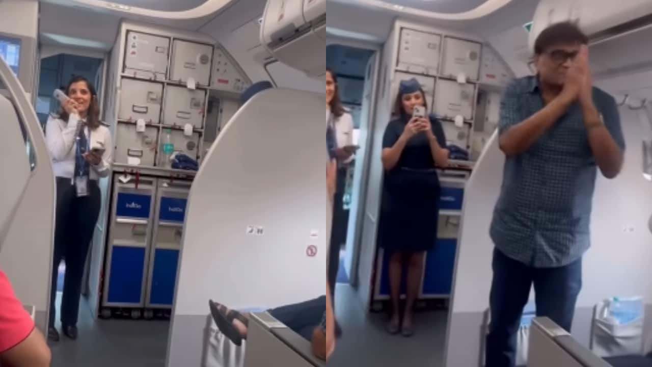 Veteran actor Ashok Saraf honoured in Delhi-Mumbai flight by niece-captain after receiving Padma Shri