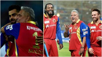 Before 2016, Vijay Mallya was often seen at IPL matches, cheering on his team. He played a big part in bringing famous players like Virat Kohli, Chris Gayle, and AB de Villiers to the team in its first few years. (Image credit: @LuciferCric/X)