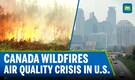 Canadian Wildfire Raises Concern Over Air Quality In U.S. Midwest | AQI Turns 'Very Unhealthy'| N18G
