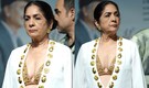 Neena Gupta wears gold bralette neckline dress at 66, grabs eyeballs of fans, watch video