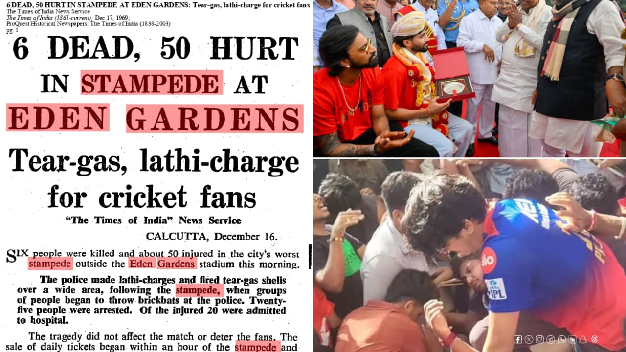 Chinnaswamy stampede revives memories of ugly 1969 Eden Gardens episode: Fans who never really mattered