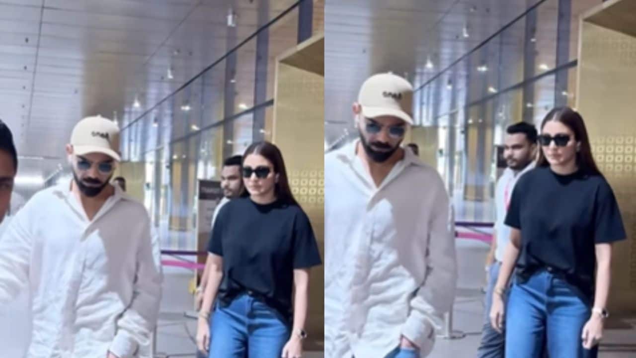 Anushka Sharma and Virat Kohli sport casuals as they return to Mumbai after RCB's IPL 2025 win, watch