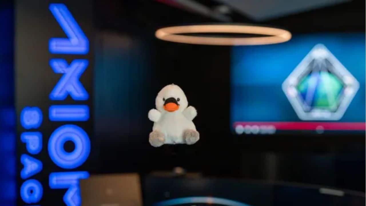 Plush baby swan ‘joy’ selected as Axiom-4 zero-gravity companion