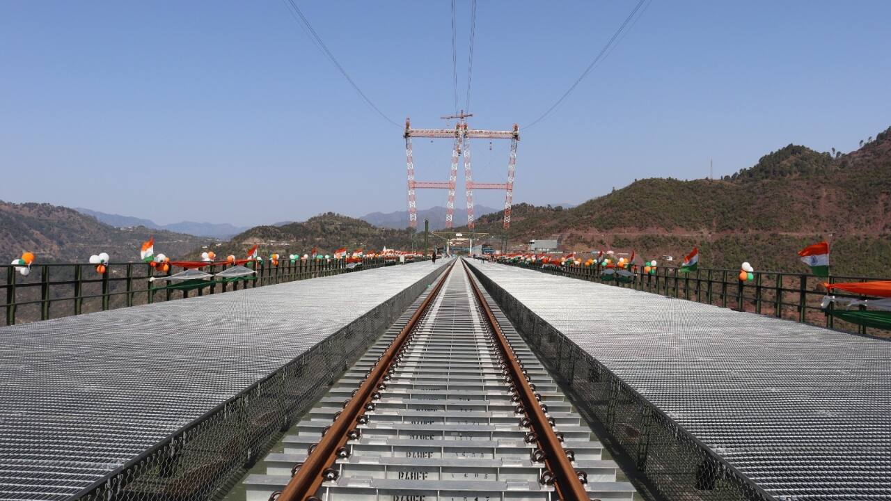 Building the Chenab Bridge: 22 Years in the Making Originally approved in 2003 under Prime Minister Atal Bihari Vajpayee, the Chenab Bridge has taken over two decades to complete. Constructed with 28,000 tonnes of steel, 93 deck segments, and over six lakh bolts, this Rs 1,486 crore project stands as a symbol of national integration, perseverance, and visionary infrastructure planning. (File Image: X/@RailMinIndia)