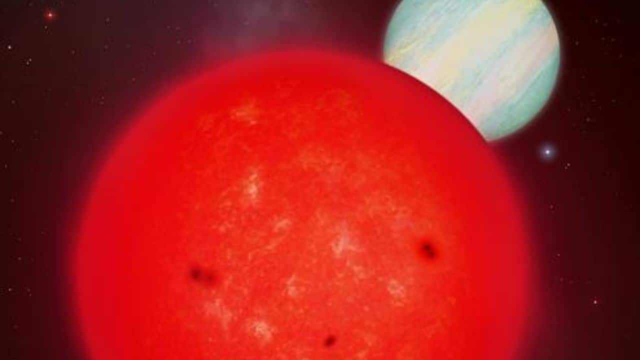 Tiny star hosts giant surprise: Saturn-sized planet found orbiting red dwarf star