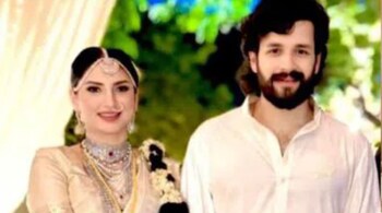 Akhil Akkineni  and Zainab Ravdjee wedding