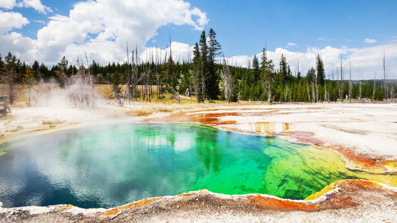1. Yellowstone National Park, USA Step into the world’s very first national park, where bubbling geysers like Old Faithful steal the show and wild bison roam the sprawling plains. This geothermal playground is a must-see for every nature lover craving dramatic landscapes and epic wildlife encounters. (Image: Canva)