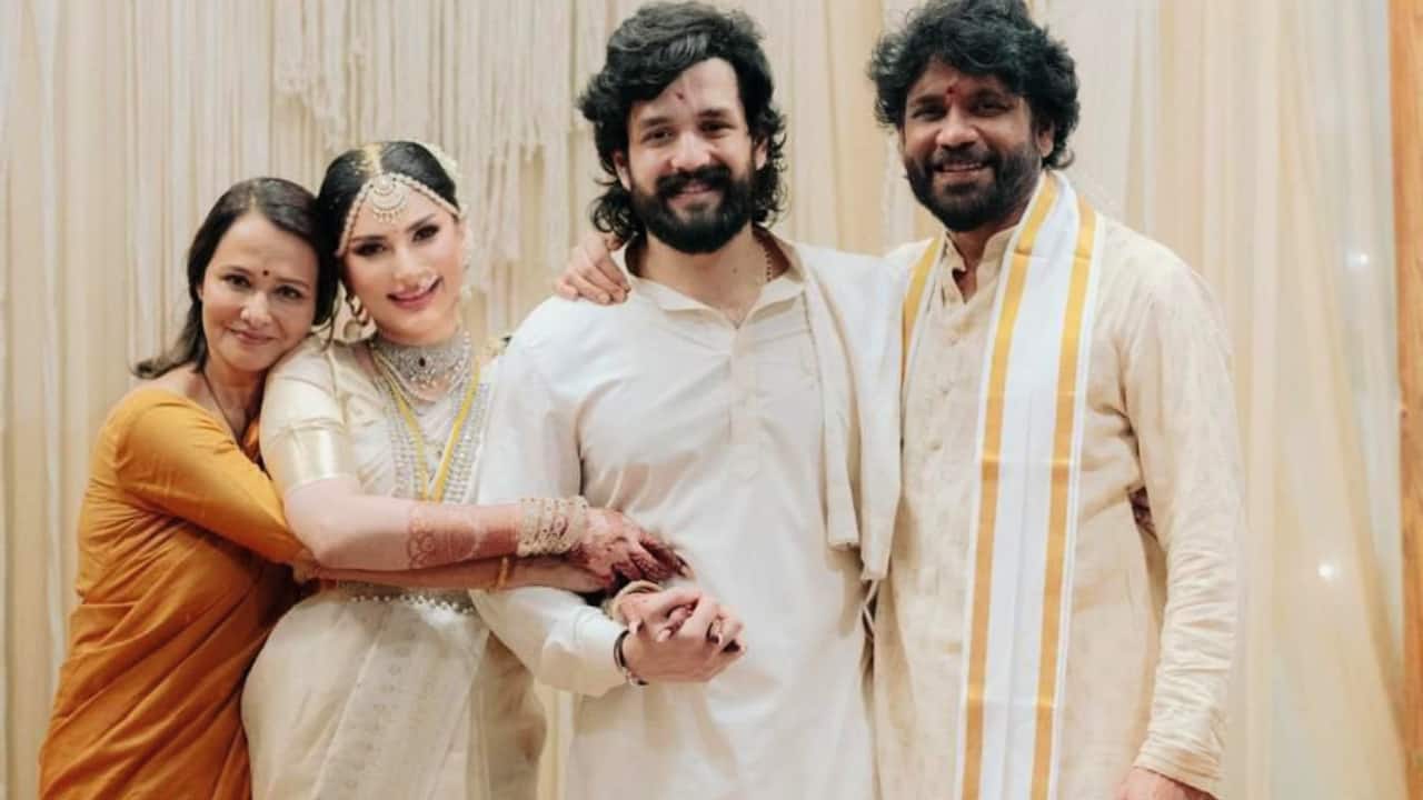 "With all love and blessings..." Nagarjuna shares a heartfelt note for Akhil Akkineni and Zainab Ravdjee