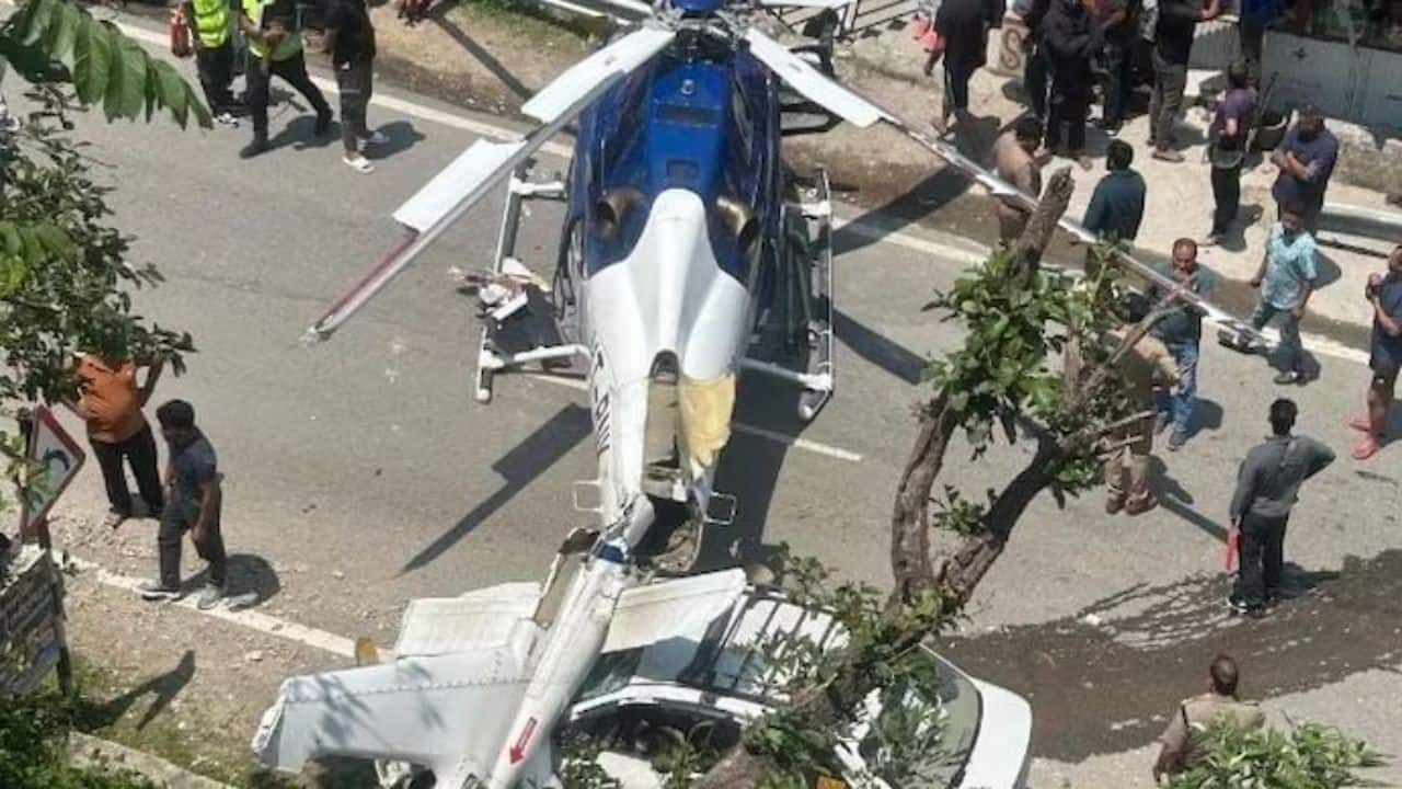 Helicopter emergency landing in Uttarakhand after technical glitch, tail damaged