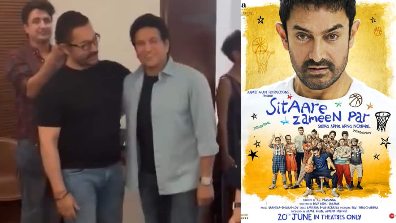 Sachin Tendulkar and his wife Anjali attend Aamir Khan's Sitaare Zameen Par special screening, watch video