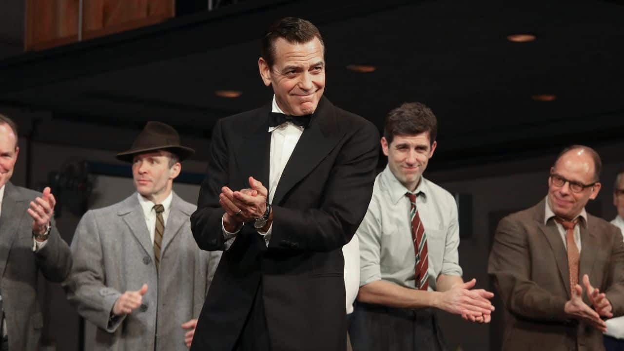George Clooney's play Good Night, and Good Luck goes live on CNN, makes broadway history