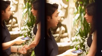Khushi Kapoor and Vedang Raina spotted arguing at Sonam Kapoor’s birthday bash, watch video