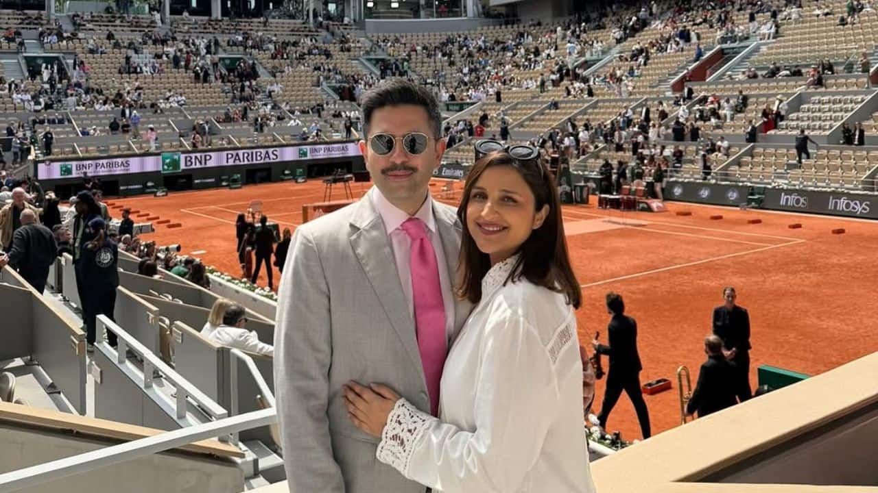 Parineeti Chopra and Raghav Chadha's perfect date night is enjoying the French Open Final in Paris, see pics