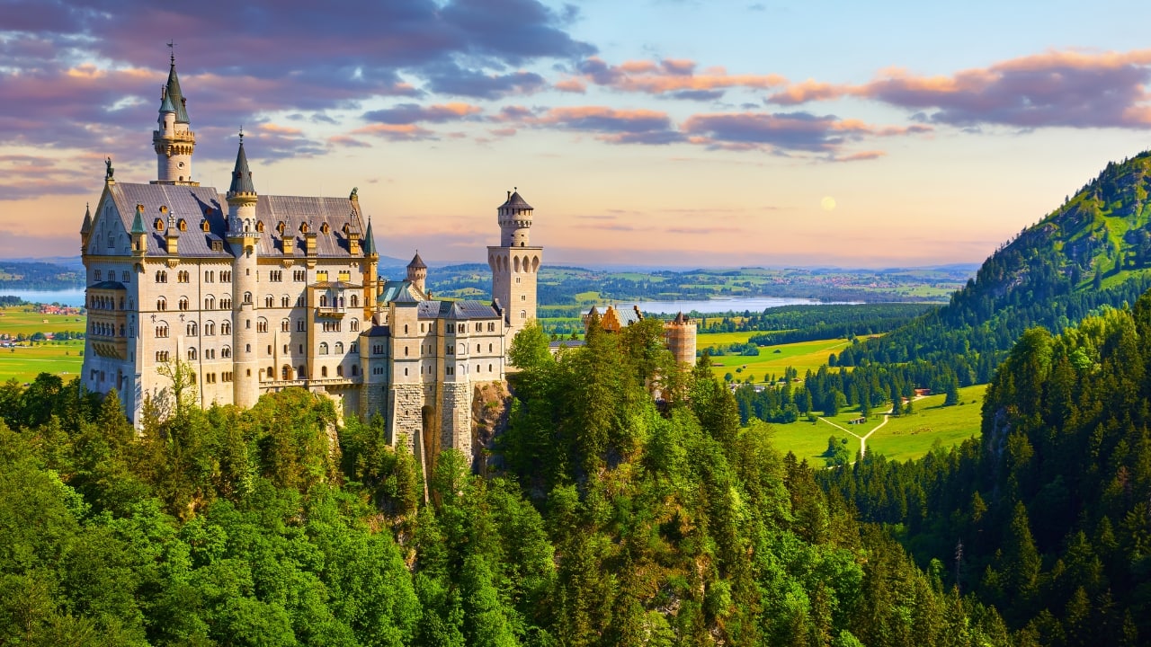 1. Neuschwanstein Castle, Germany Perched above a forested gorge in Bavaria, Neuschwanstein is the blueprint for every dream castle. Commissioned by King Ludwig II, this 19th-century masterpiece blends fantasy and romanticism in a setting that feels otherworldly. Its snow-capped towers and alpine backdrop make it one of the most photographed castles in the world. (Image: Canva)
