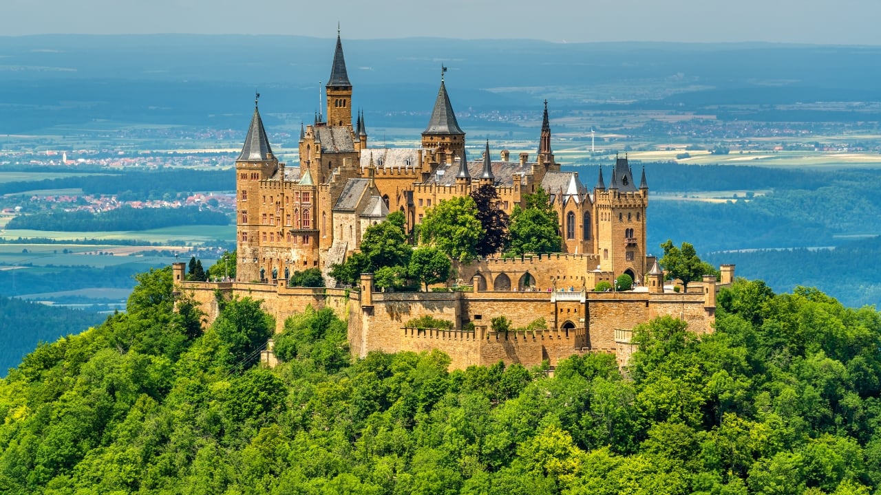 4. Hohenzollern Castle, Germany This fortress in the sky rises above the Swabian Alps like a vision from a medieval legend. With its romantic turrets, sweeping ramparts, and dramatic hilltop setting, Hohenzollern Castle looks just as impressive today as it must have centuries ago. (Image: Canva)
