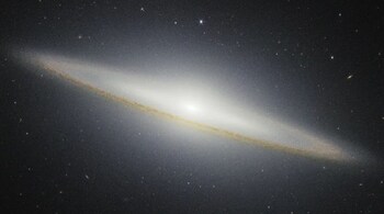 The James Webb Space Telescope has captured a new image of the Sombrero galaxy using its Near-Infrared Camera. (Image: NASA/ESA)