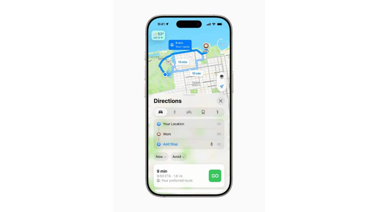 Use live location sharing