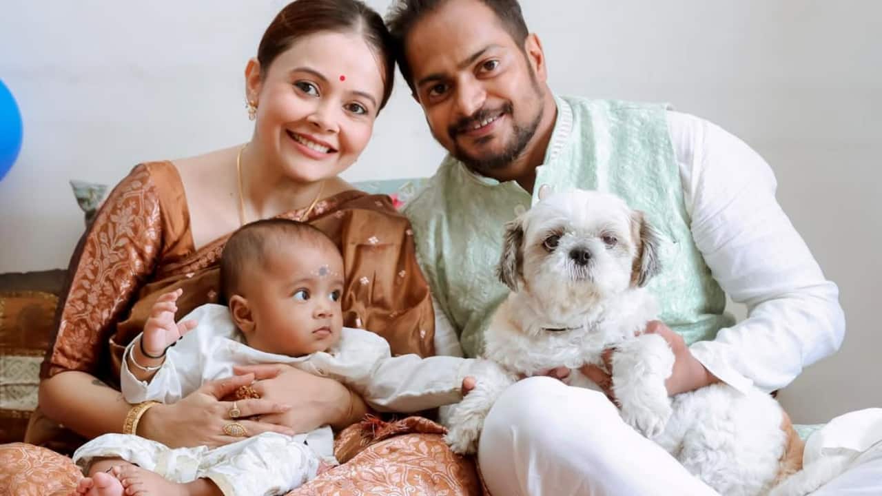 Devoleena Bhattacharjee celebrates son Joy’s annaprashan in an intimate family affair