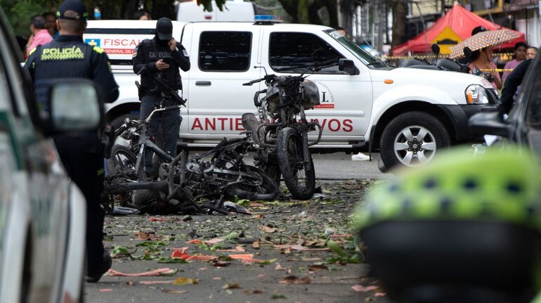 Three dead as wave of bombings, gun attacks rocks Colombia