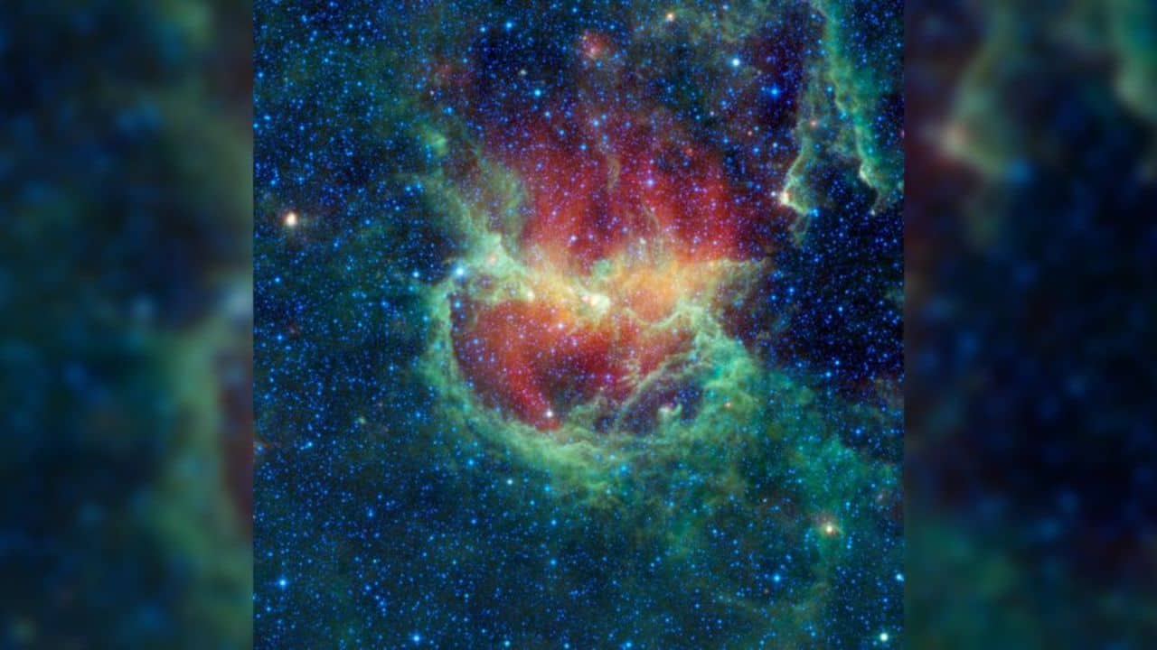 Running Chicken Nebula: The Running Chicken Nebula, found in the Milky Way, earned its name thanks to its resemblance to a chicken sprinting across the night sky. (Image: NASA)