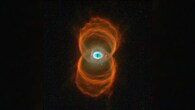 <strong>Hourglass Nebula:</strong> The Hourglass Nebula formed from a dying star shedding gas. As the star nears its end, it releases outer layers in two opposite directions, creating the nebula’s striking hourglass shape. (Image: NASA)