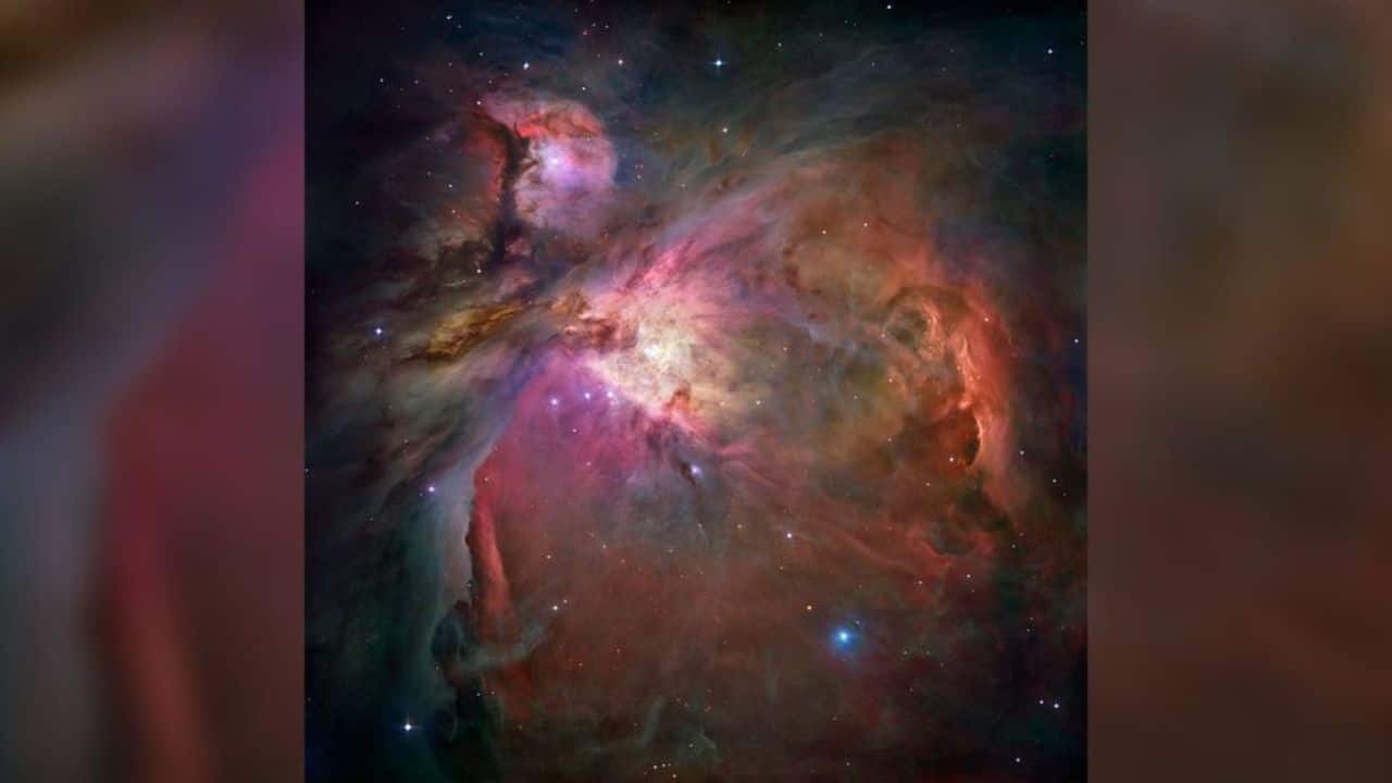 Orion Nebula: The Orion Nebula, just 1,500 light-years away, is the nearest stellar nursery to Earth. Positioned near Orion's Belt, it's visible to the naked eye — especially during January nights. (Image:   NASA)