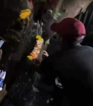 Pune locals rush to collect ‘miracle water’ from Gulmohar tree — turns out it wasn’t holy | Watch