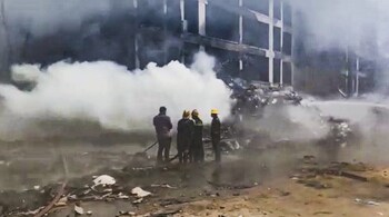 The plane crashed shortly after take off