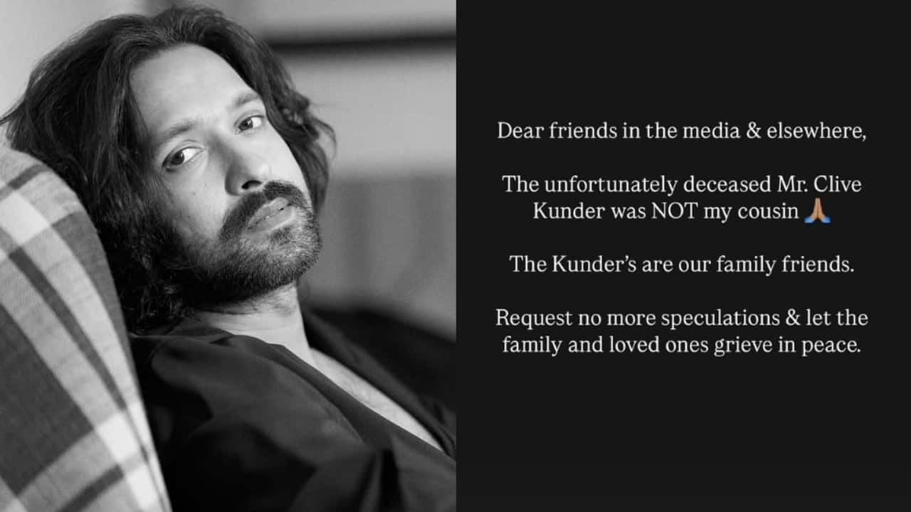 Vikrant Massey clarifies that co-pilot Clive Kunder of Air India London flight that crashed was a family friend, not his cousin