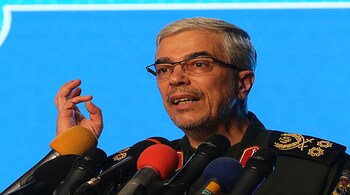 Iranian Armed Forces Chief of Staff Major General Mohammad Bagheri (AFP)