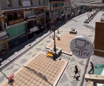 'Never seen Ladakh this deserted': Video shows empty street in middle of peak season