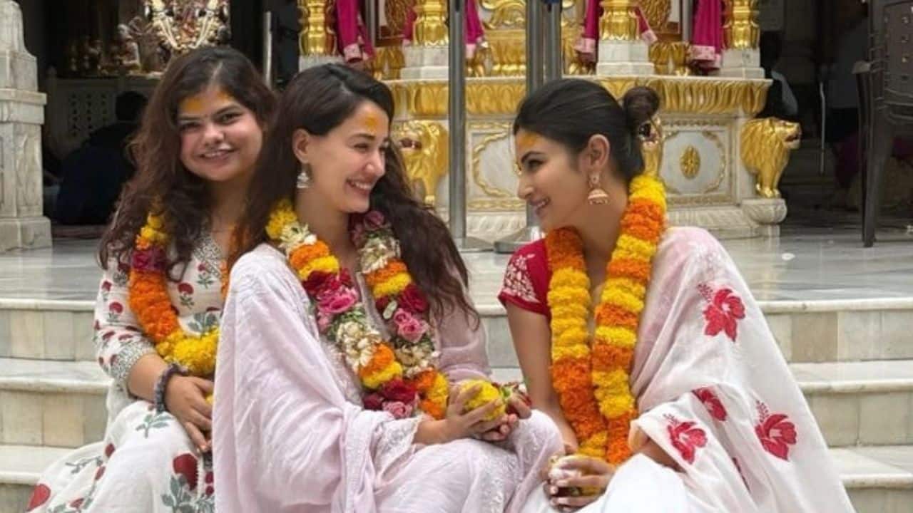 Disha Patani celebrates birthday at ISKCON temple with Mouni Roy, seeks blessings from lord krishna, see here 
