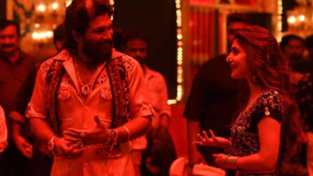 Allu Arjun sends birthday wishes to Sreeleela with sweet message and BTS pic from Pushpa 2