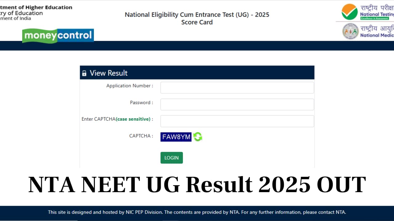 NTA NEET-UG Result 2025 Announced: Over 12 Lakh Qualify, Top 10 from General Category