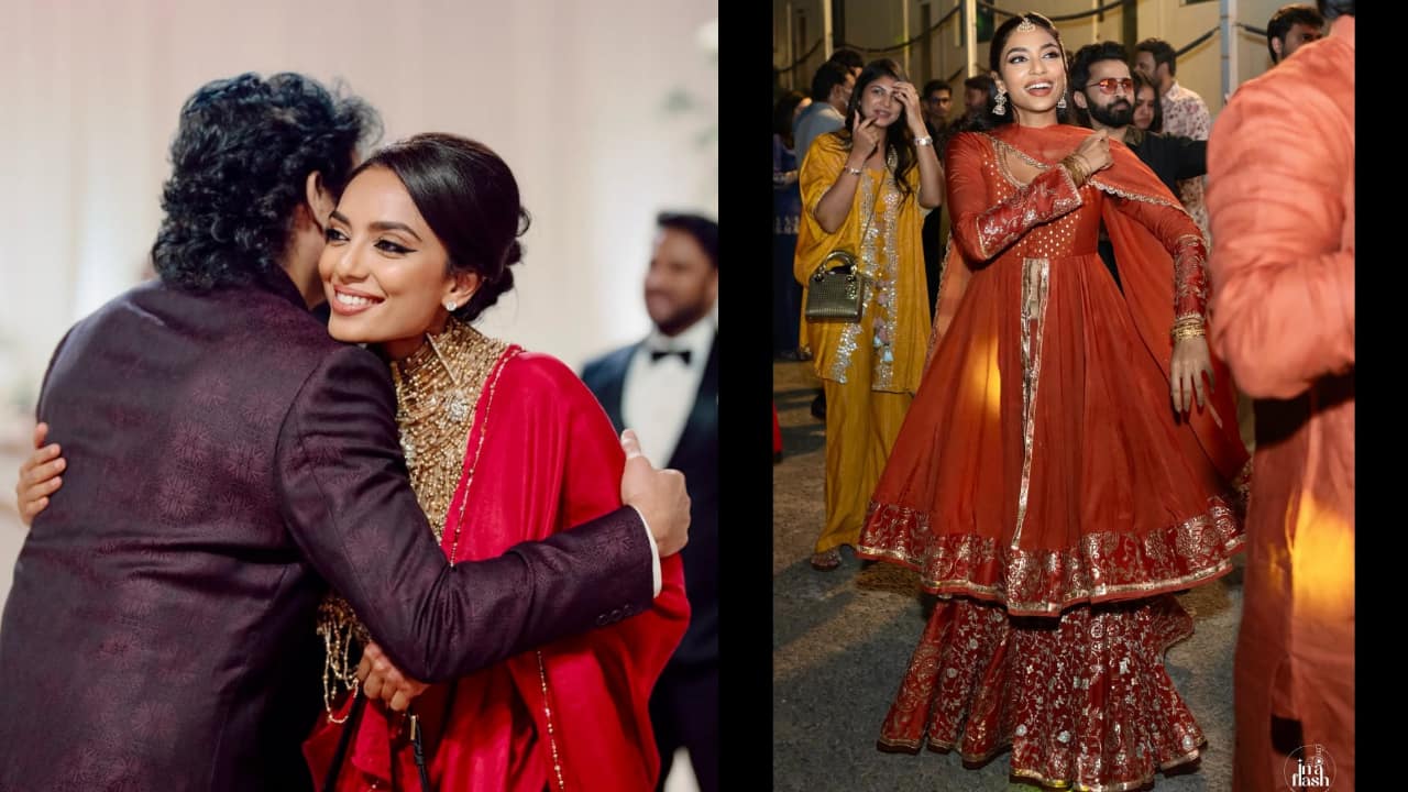 Sobhita Dhulipala dances, hugs father-in-law Nagarjuna Akkineni at Akhil Akkineni and Zainab Ravdjee’s Wedding
