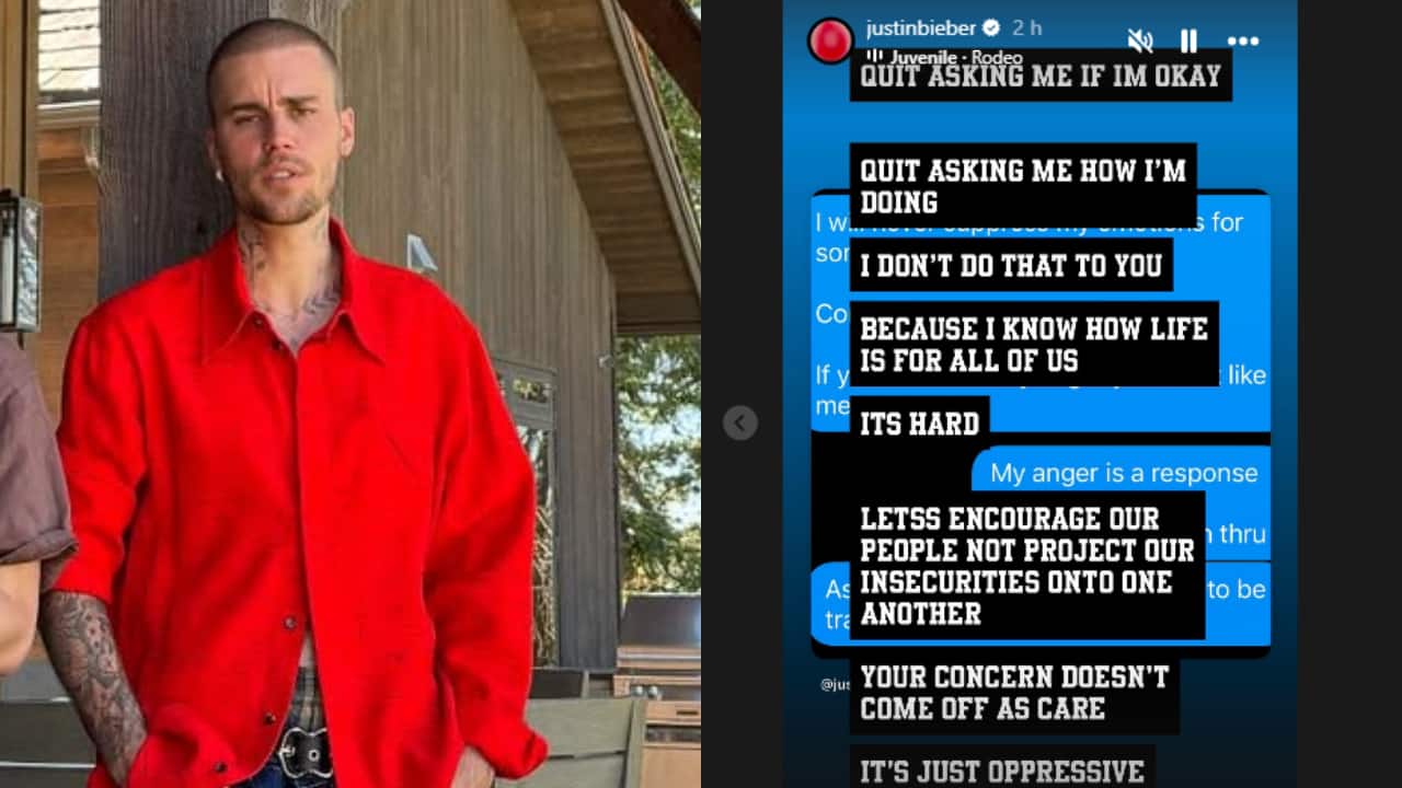 Justin Bieber shares his explosive chats about pain, friendship, and limits with fans, writes, "quit asking me if I am ok"