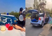 Viral video of DSP's wife using official vehicle for birthday sparks outrage, Kerala Congress responds