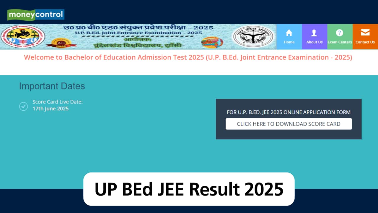 UP BEd JEE Result 2025 today @ bujhansi.ac.in, direct link to scorecard here