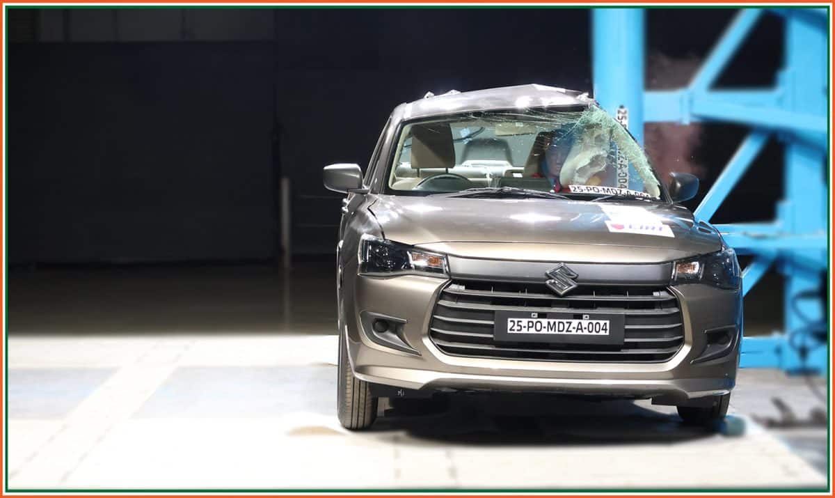 Maruti Suzuki Dzire (Image - Bharat NCAP)