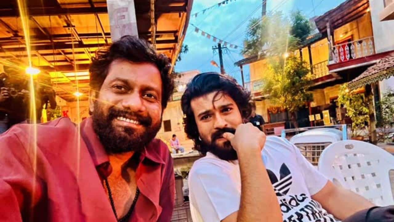 Peddi: Director Buchhi Babu shares a candid photo with Ram Charan from the sets