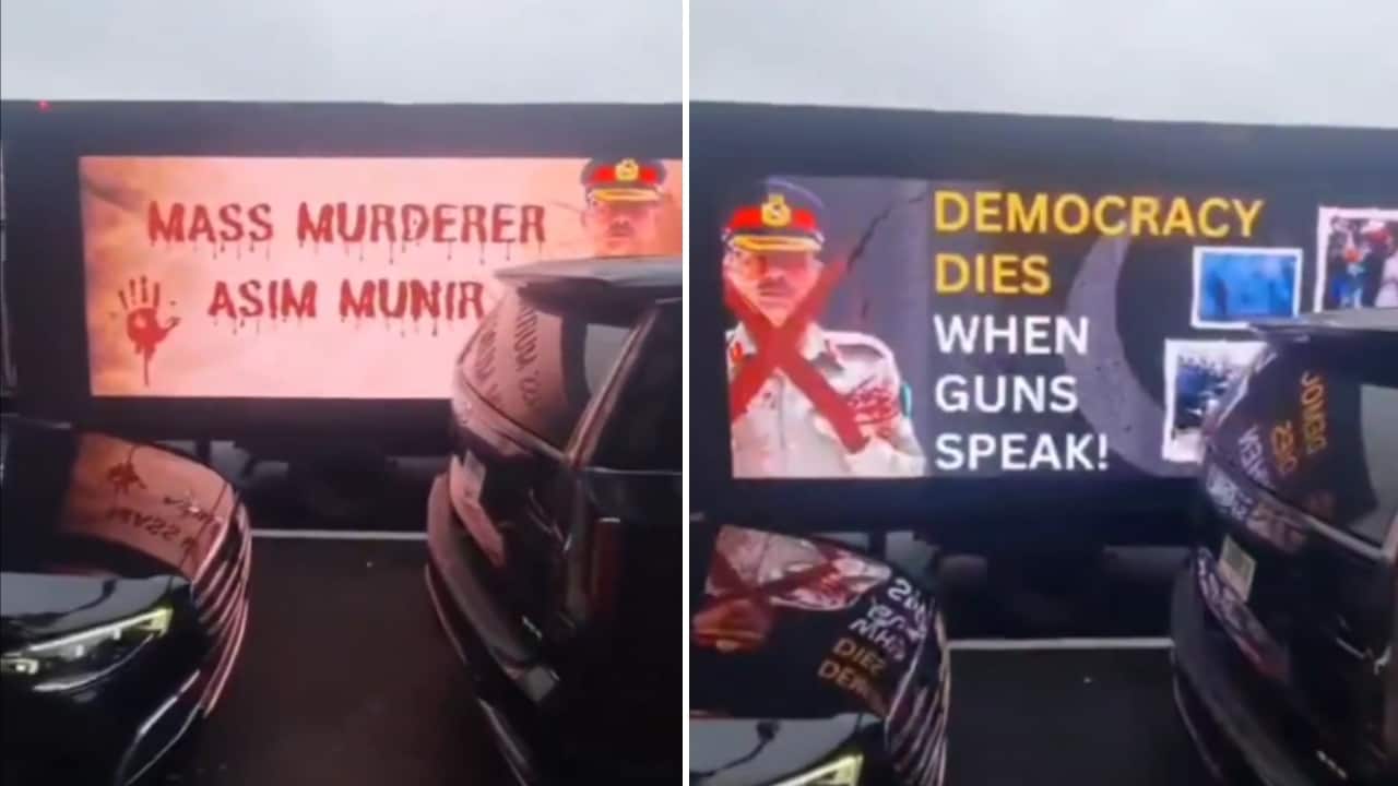 Pakistanis issue chilling threat to Asim Munir outside Washington hotel: 'You are in basement, we are here to hunt you'