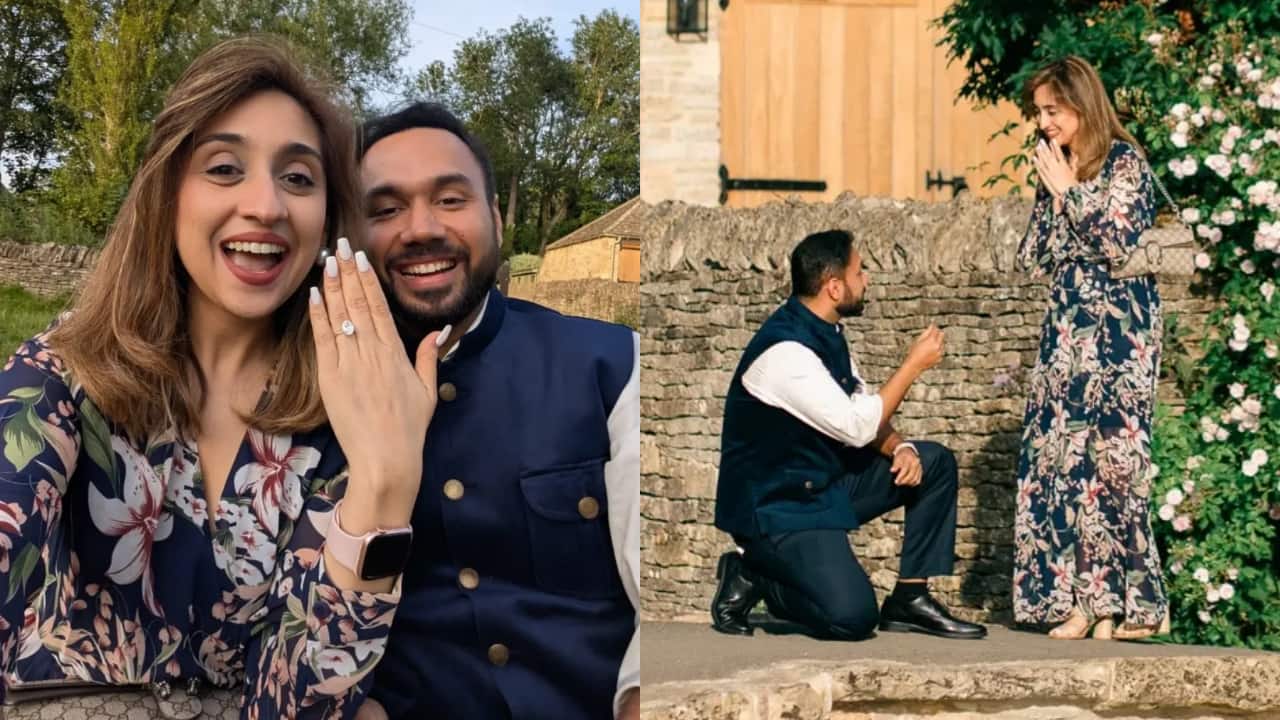 MasterChef Australia fame chef Saransh Goila gets engaged to Divya Rao in a picture-perfect proposal